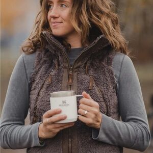 Kuhl Women's Brown Fleece Vest Size Large